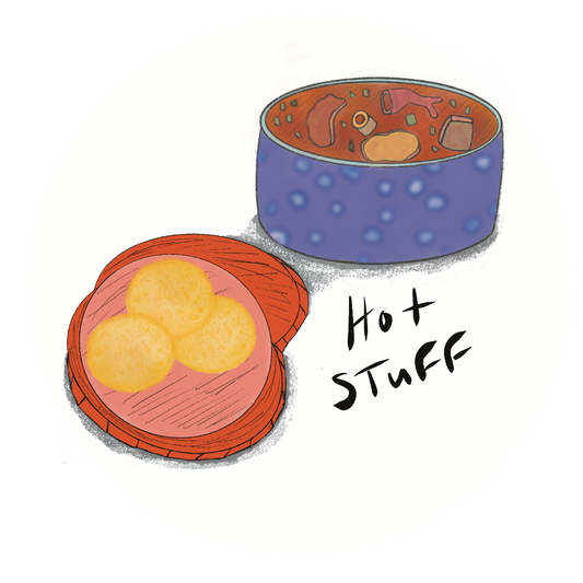 Hot Stuff! Sticker